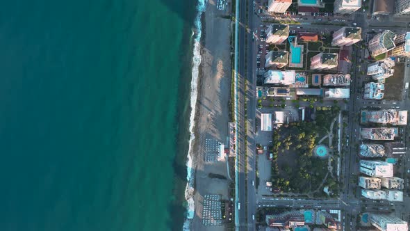 Mahmutlar aerial view Turkey Alanya 4 K