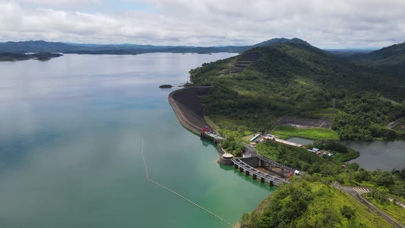 Aerial View of Fish Farms in Norway