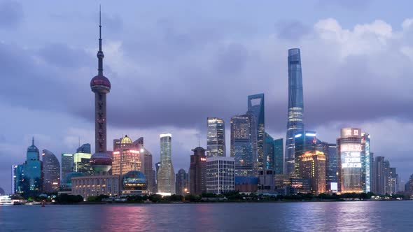 Time Lapse of Shanghai city