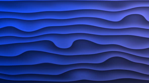 blue Smooth Liquid Waves