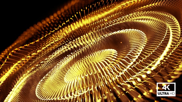 Golden Particles Wave Looped V4
