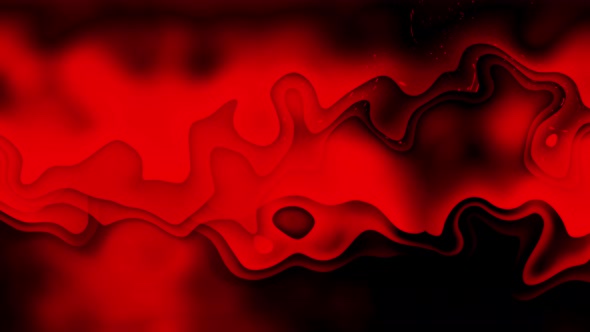 Red color abstract trendy wavy liquid. Liquid wave animation. Vd 811