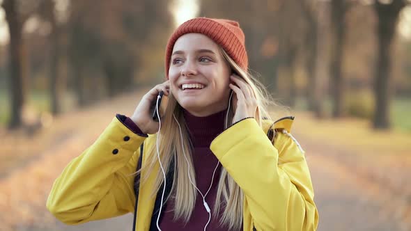 Blonde Woman in The Park