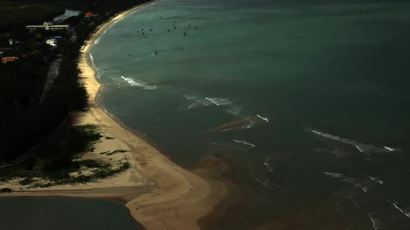 Looking at the bay h in Thailand. (slow motion - Angle 001)