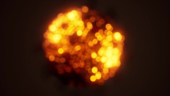 Abstract Background with Moving and Flicker Particles alt