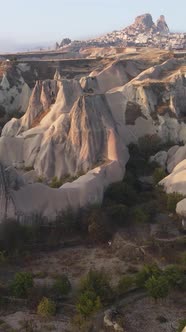 Cappadocia Landscape Aerial View