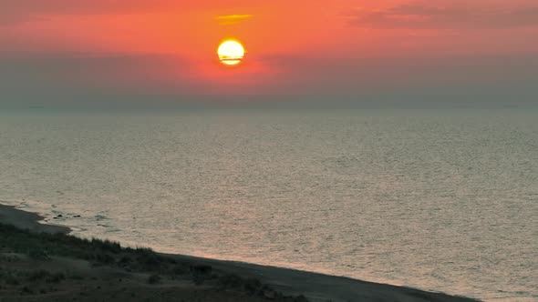 Sea and sunset