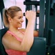 Beautiful Woman Doing Chest Exercises - VideoHive Item for Sale