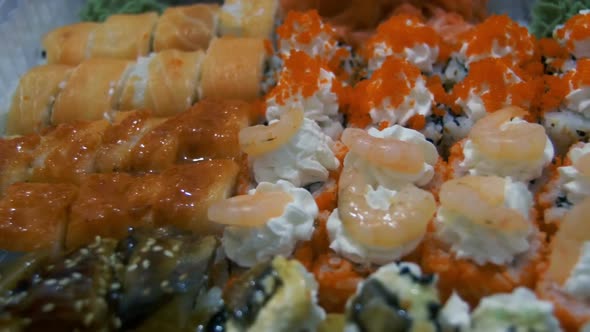 Sushi in Plastic Box