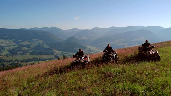 Quad Biking in the Carpathians Ukraine