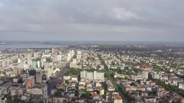 Aerial View Maputo Mozambique