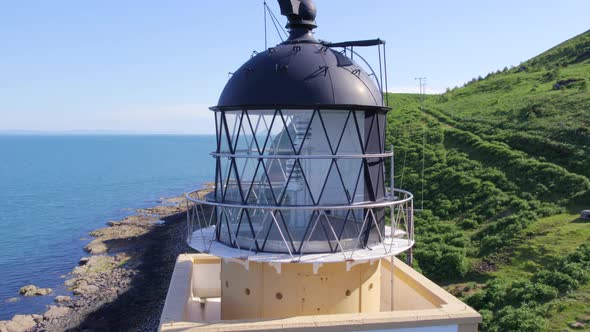 Close Up View of a Lighthouse