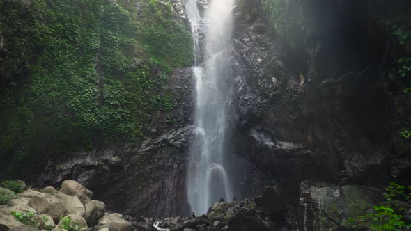 Beautiful Tropical Waterfall