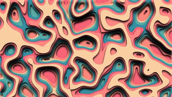 Swirly Cut Out Background Pastel 