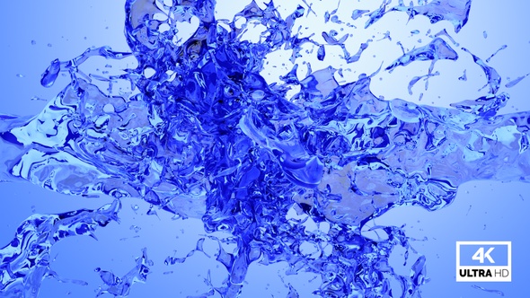 Blue Water Splash Collision alt