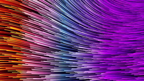 Purple Wavy Background In Motion 4K