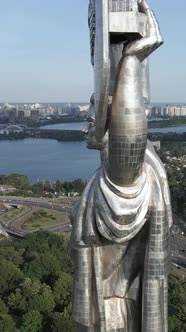 Motherland Monument in Kyiv Ukraine