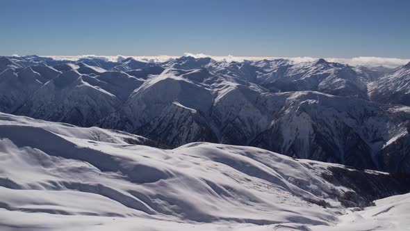 Winter mountains