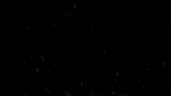 Fire Sparks Overlay 4k alt