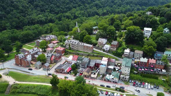 Harper's Ferry, West Virginia, site of John Brown's raid to incite a massive slave rebellion in the