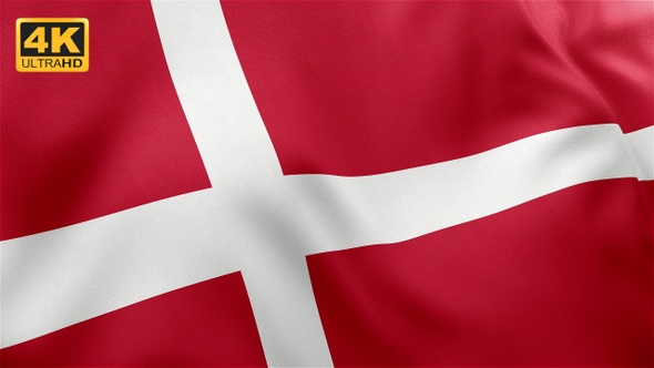 Denmark Flag - 4K