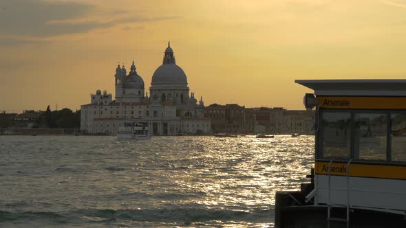 Basilica Santa Maria della Salute and the Venetian Lagoon