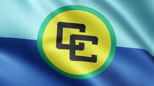 Flag of The Caribbean Community | UHD | 60fps