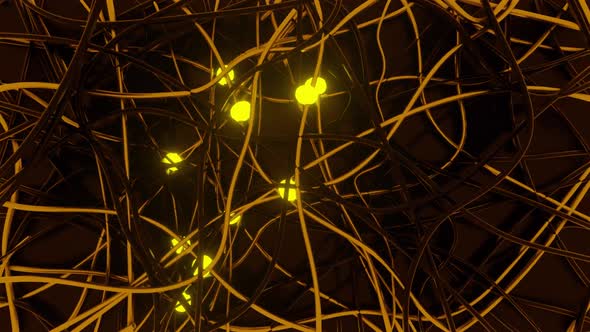 Optical Fiber Lines Orange alt