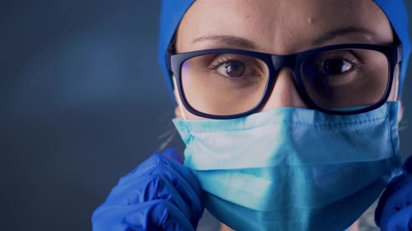 Close Up Portrait Of Female Doctor