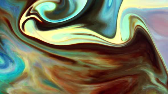 Abstract Colorful Sacral Liquid Waves Texture 25