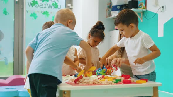 Sensory Play at Nursery School