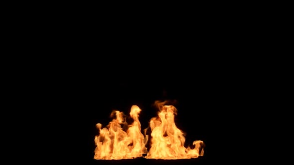 Camp Fire Long Flames Front View alt