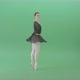 Ballet Art Ballerina Girl Spinning In Dance On Green Screen - VideoHive Item for Sale
