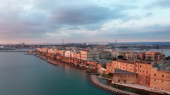 Aerial view of Taranto