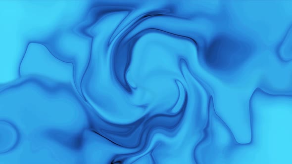 Animated twisted blue color liquid flowing. Vd 541