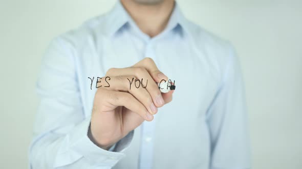 Yes You Can, Writing On Transparent Screen