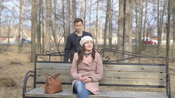 Meeting of Young Men and Women in the Park