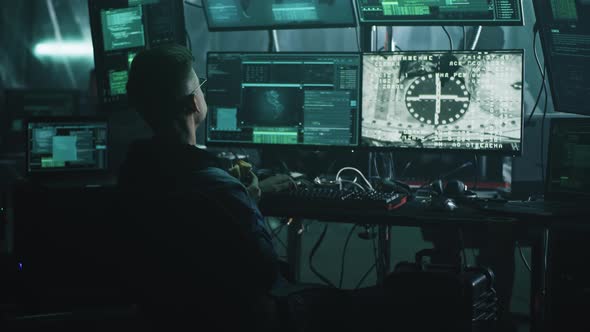 Cyber Criminal Hacking Spaceship and Station Coupling