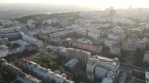 Kyiv - Aerial View of the Capital of Ukraine. Kiev