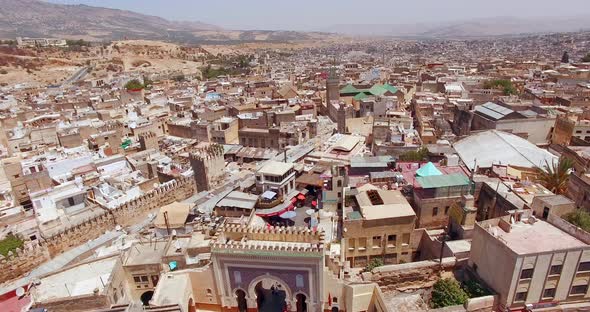 Medieval Traditional Architecture of the Old Fez.