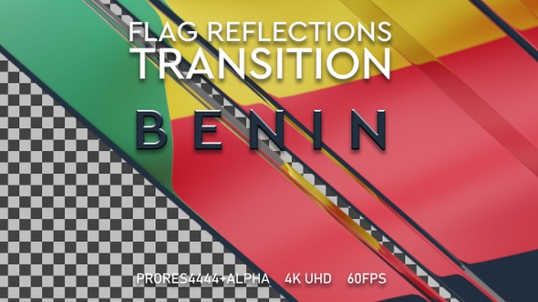 Flag of Benin Transition | UHD | 60fps alt