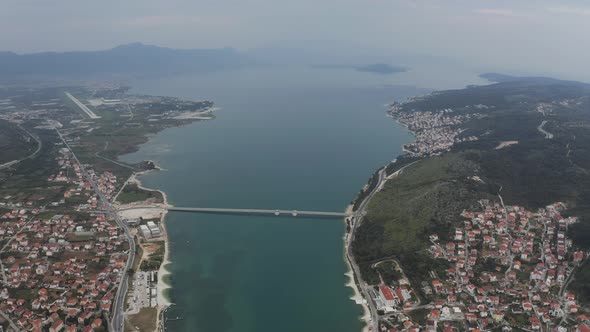 Dron shoot from Croatia - Rogoznica and Trogir