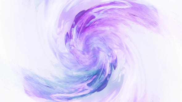 Colorful Swirl Neon Blue Purple Smoke Flow White