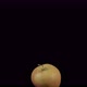 Flying Apple on a Black Background - VideoHive Item for Sale