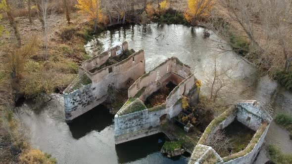 Old and abandoned water mill