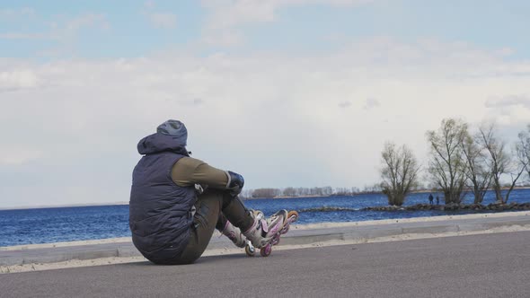 Roller Skating Outdoors