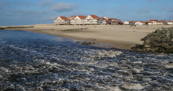 The Courant de Soustons, Vieux Boucau les Bains, Landes department, Nouvelle Aquitaine, France