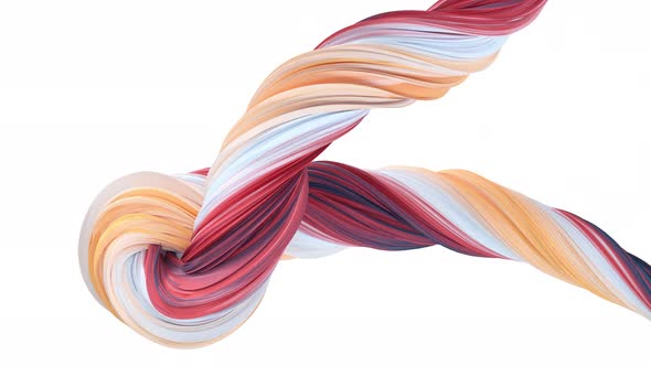 Abstract flowing gradient lines