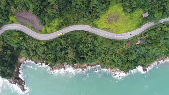 Tropical summer beach. Brazilian beach tourism landmark.