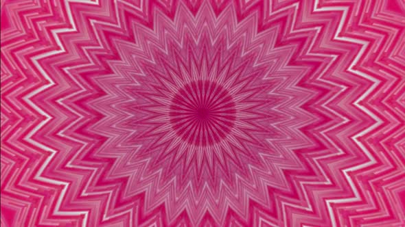 Psychadelic Hypnotic colour video pattern. Geometric loop background. Kaleidoscope retro shapes.